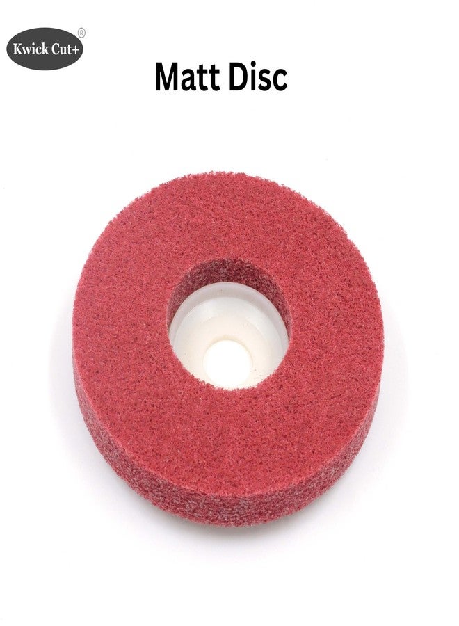 KWICK CUT + Kwick Cut+ Abrasives Polishing Disc Set 7 Pc - Flap Disc 60 Grit, Sisal Buffing Wheel, Cutting Disc, Grinding Wheel, Felt Disc, Matt Disc, Flexible Flap Disc for Metal, Steel, Wood & Surface Finishing - Image 5